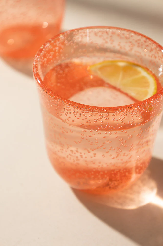 Acrylic Coral Pink Picnic Tumbler - Image 6