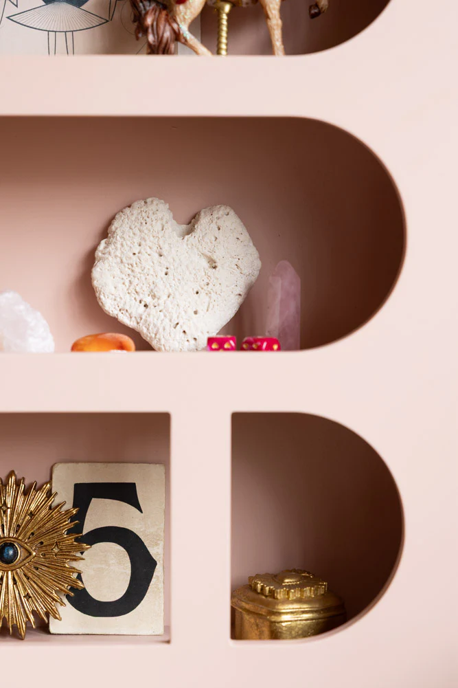 Alcove Wall Shelf in Dusty Pink - Image 2