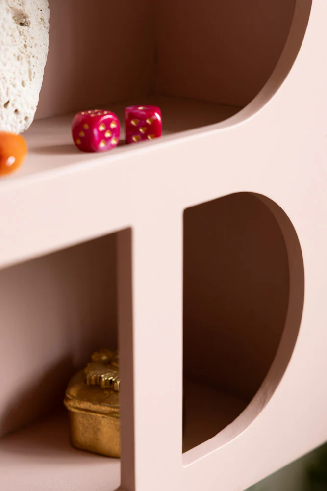 Alcove Wall Shelf in Dusty Pink - Image 4