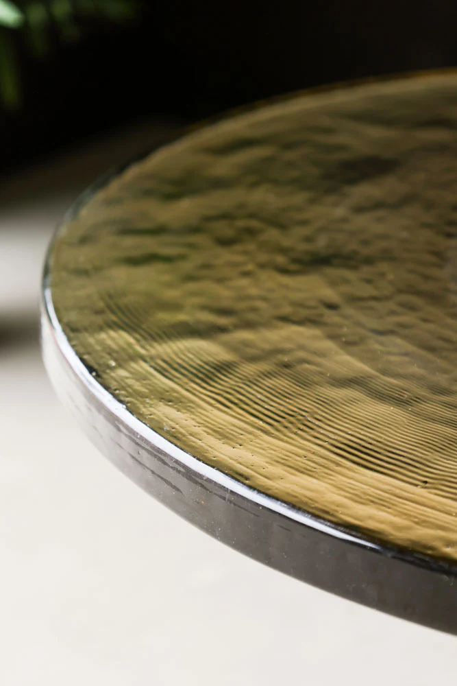 Amber Glass Coffee Table - Image 4