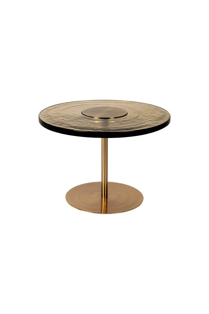 Amber Glass Coffee Table - Image 7