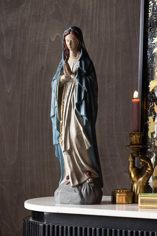 Antique-Style Santa Maria Have Faith Ornament - Image 2