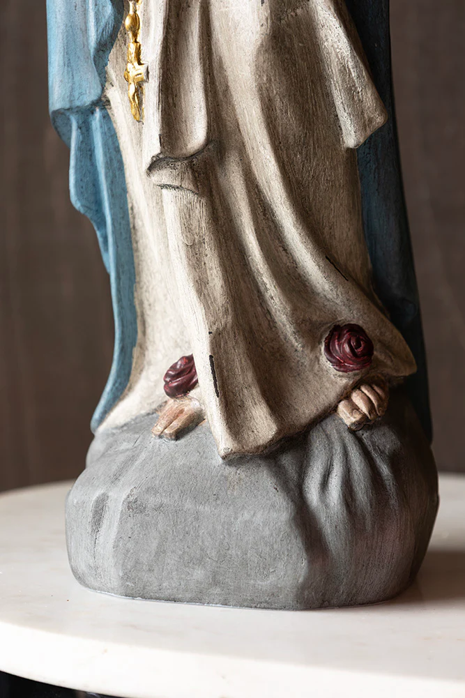 Antique-Style Santa Maria Have Faith Ornament - Image 3