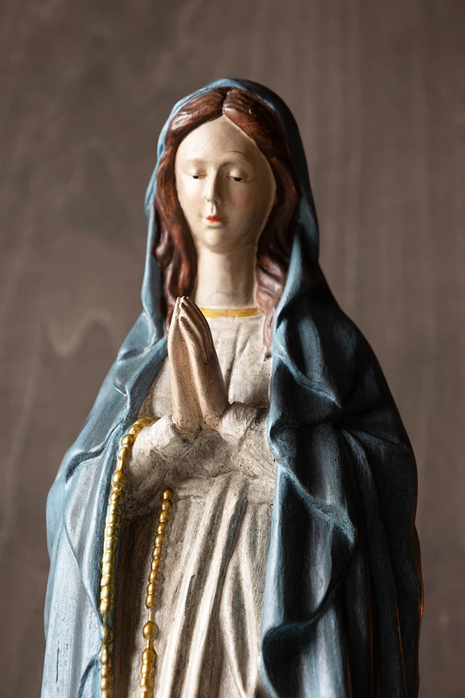 Antique-Style Santa Maria Have Faith Ornament - Image 4