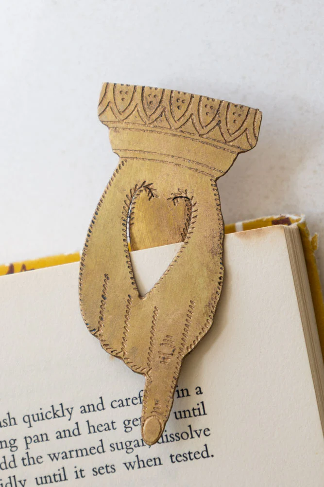 Antiqued-Effect Bookmark Hand - Image 2
