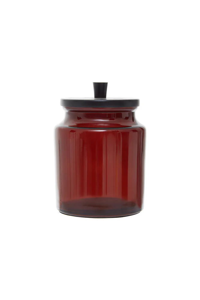 Apothecary-Style Amber Glass Storage Canister - Image 6