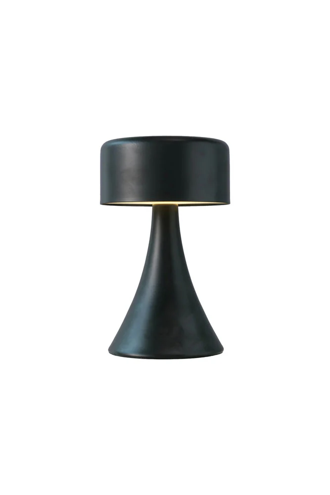 Battery-Powered Cordless Table Lamp In Black - Image 7