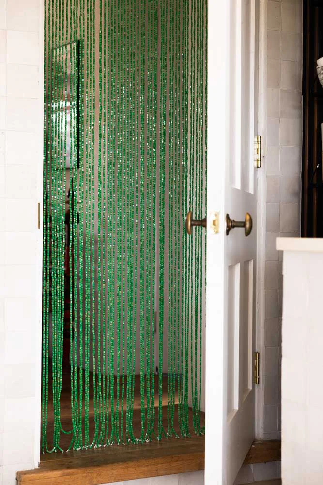 Beaded Curtain in Green - Image 2