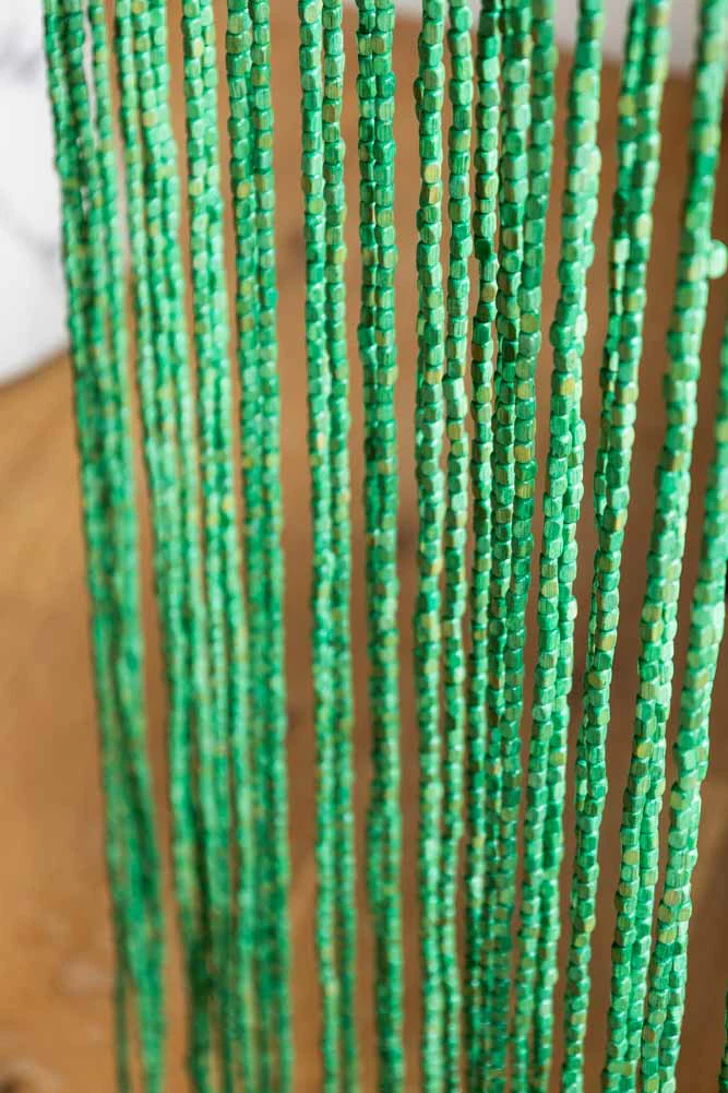 Beaded Curtain in Green - Image 3