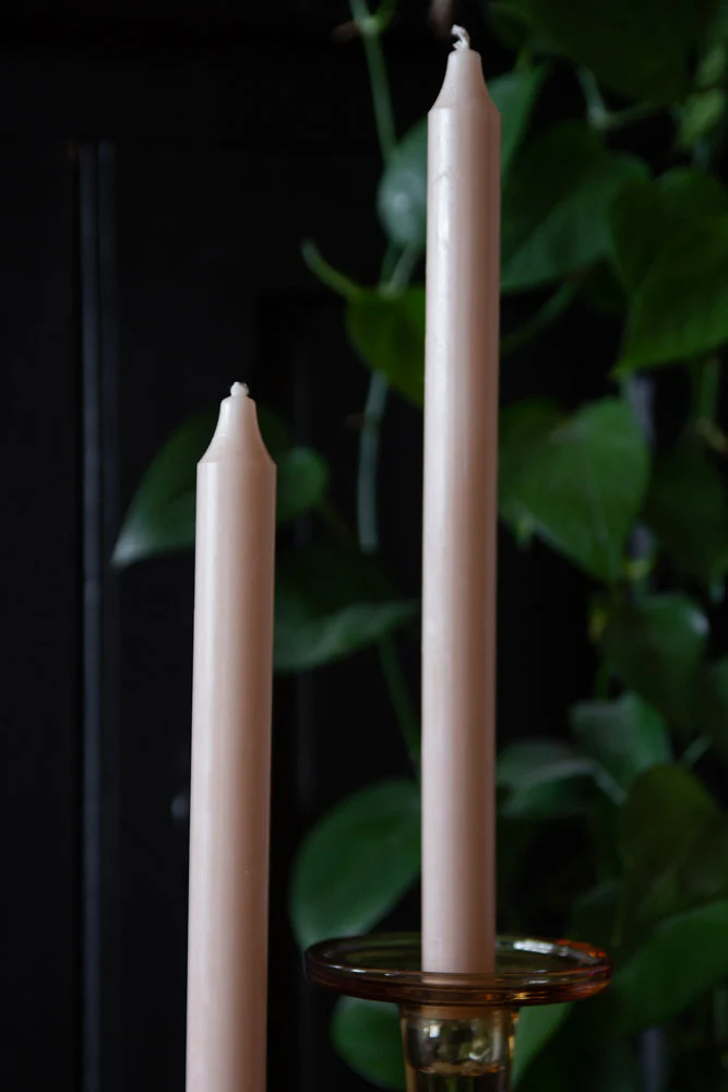 Beautiful Dinner Candle - Dusky Rose Pink - Image 8