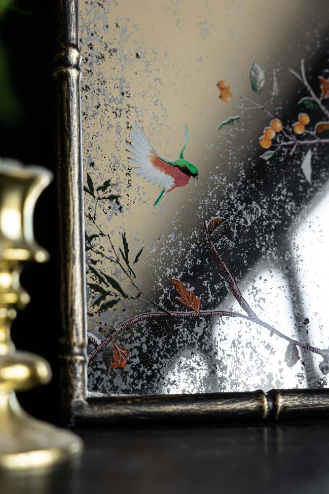 Beautiful Pink Chinoiserie Decorative Mirror - Image 5