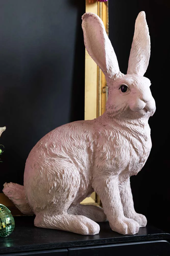 Bertie The Large Pink Easter Bunny Ornament - Image 5