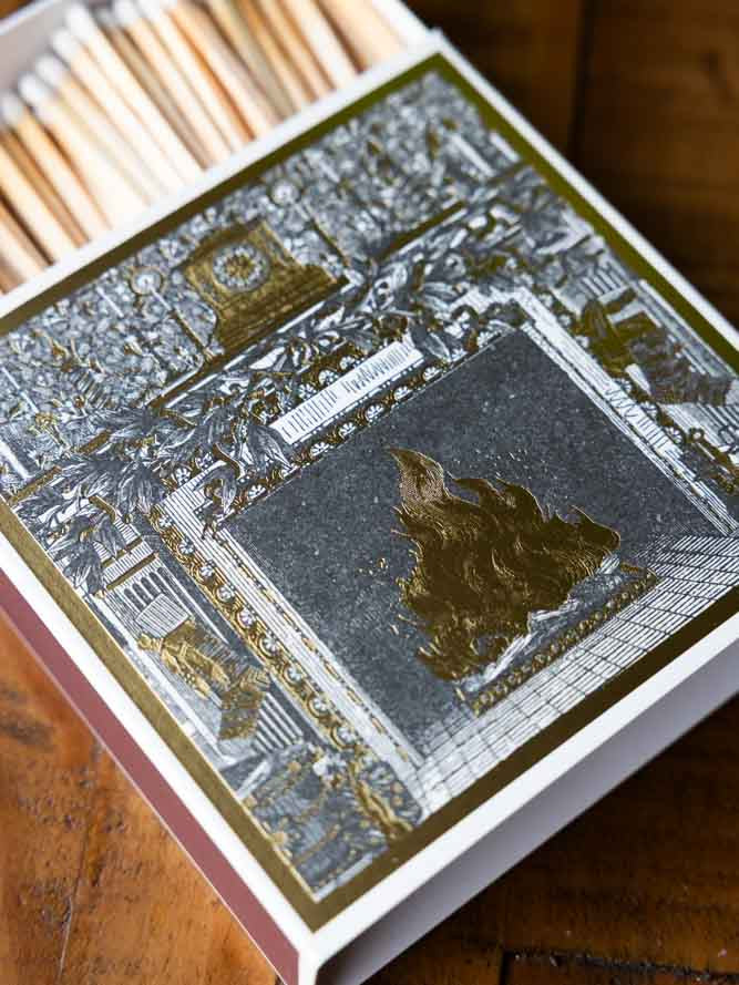 Black & Gold Fireplace Matches - Image 2