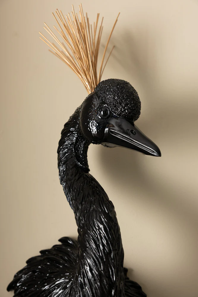 Black & Gold Peacock Wall Art - Image 3