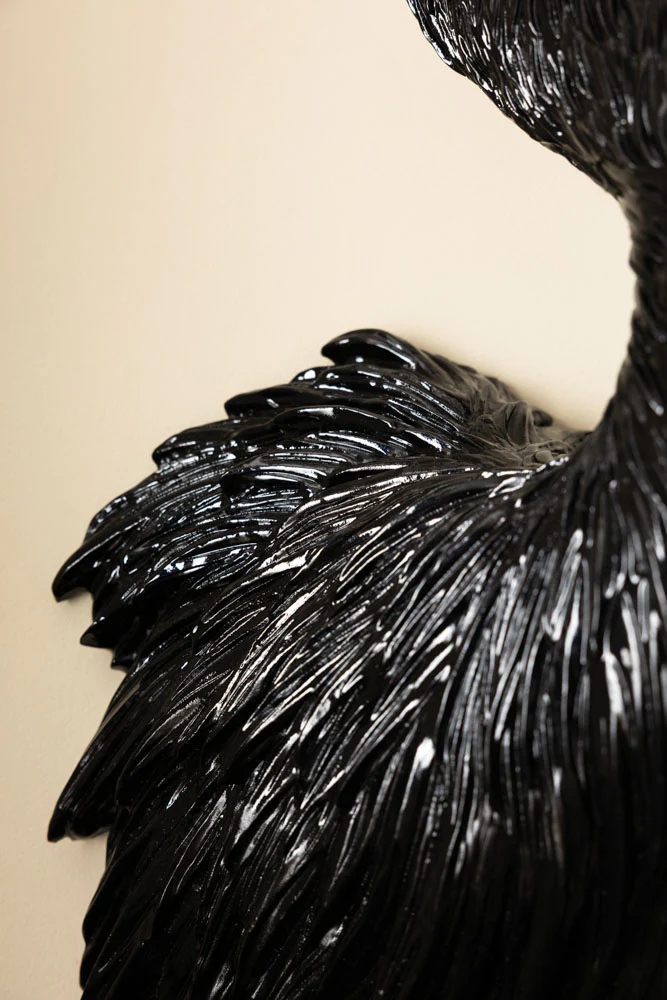 Black & Gold Peacock Wall Art - Image 5