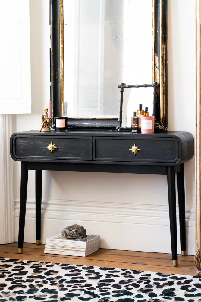Black & Gold Ringo Console Table - Image 2