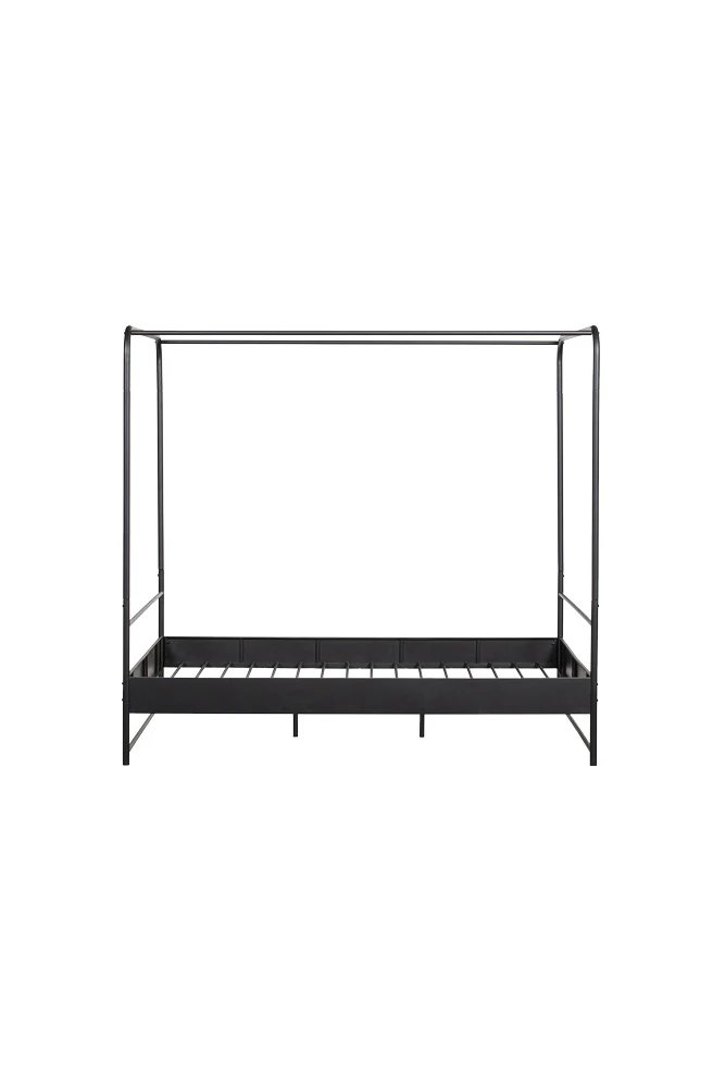 Black Metal Four-Poster Bed - King Size - Image 7
