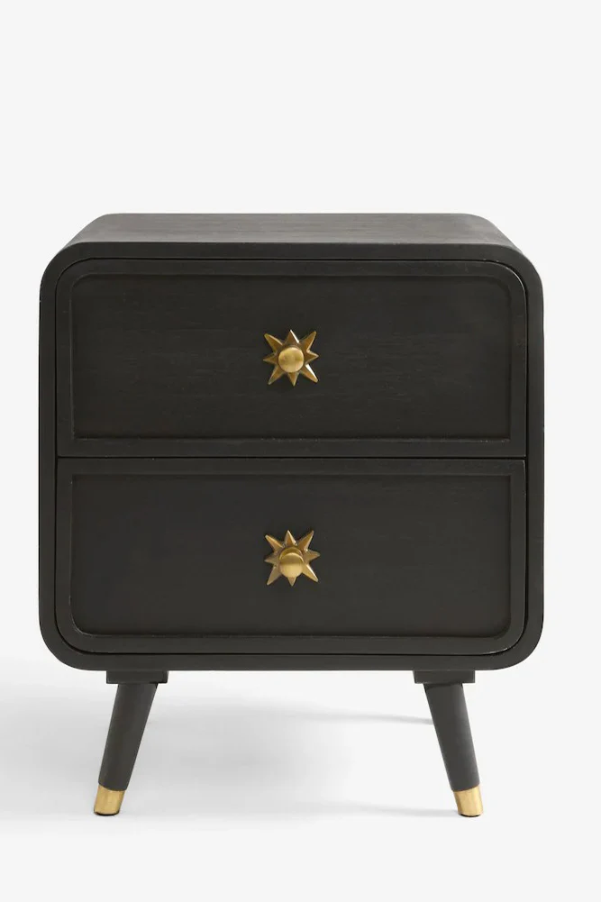 Set Of 2 Black Ringo Bedside Tables - Image 5