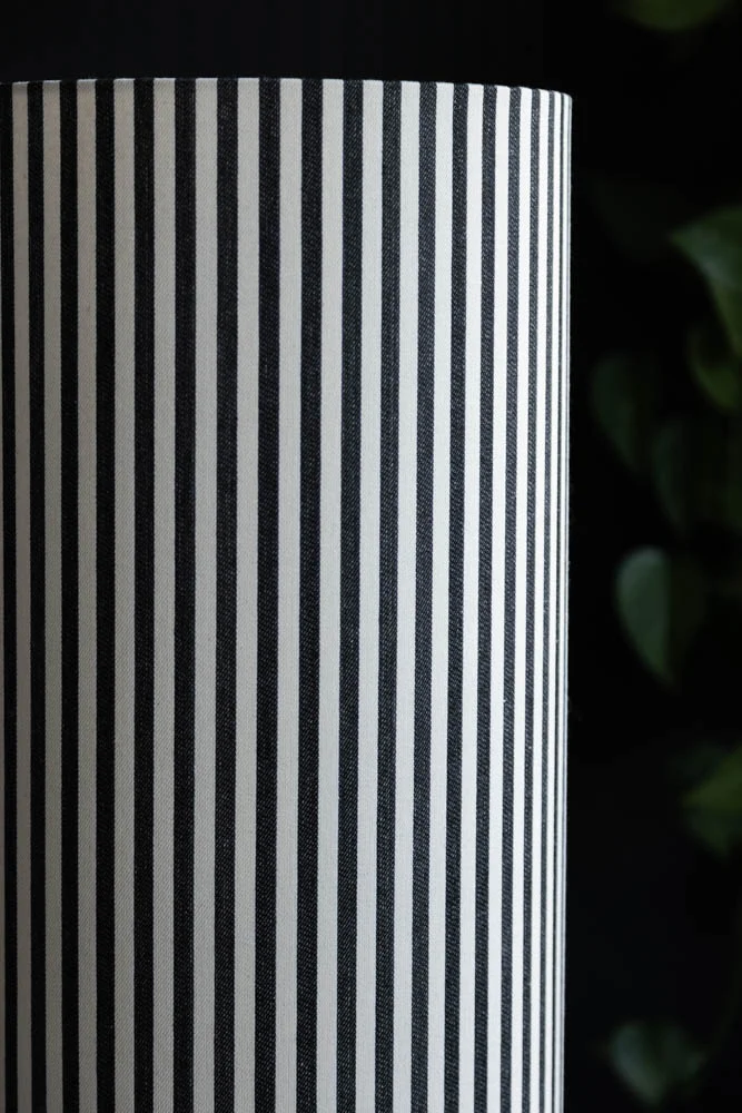 Black & White Stripe Floor Lamp - Image 11