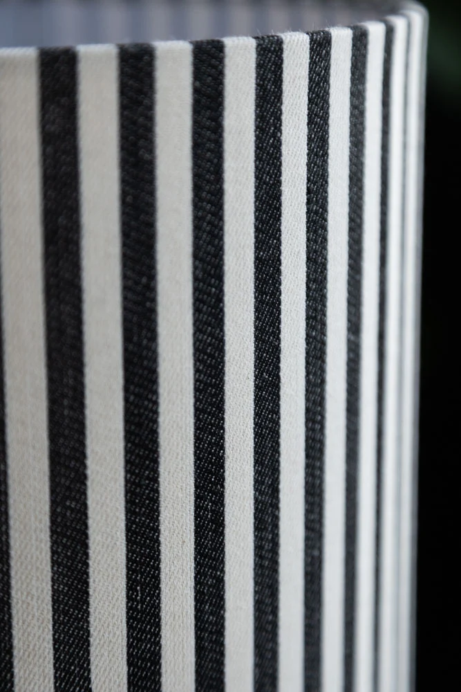 Black & White Stripe Floor Lamp - Image 9