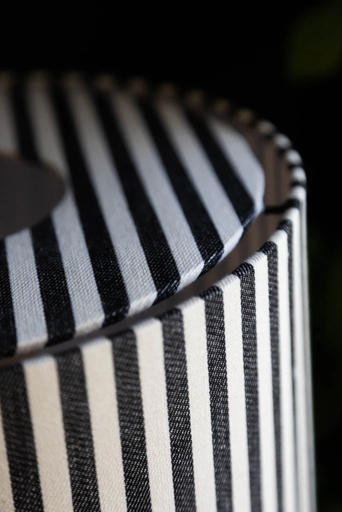 Black & White Stripe Table Lamp - Image 3