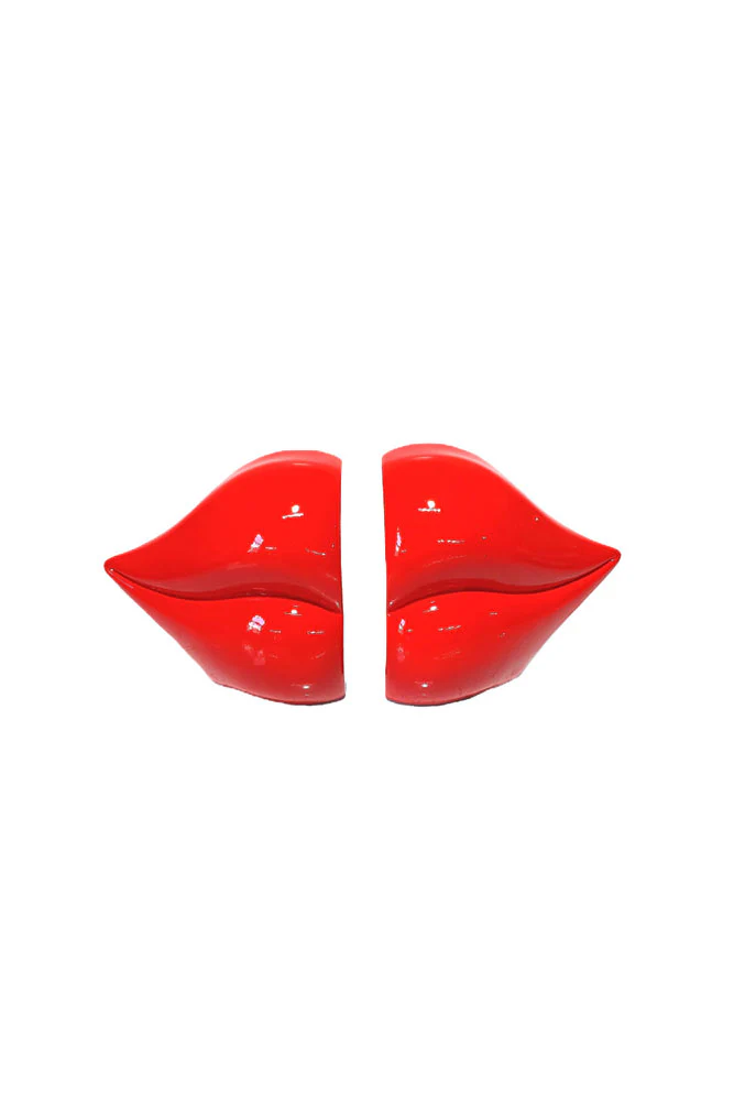 Bold Red Lips Bookends - Image 7