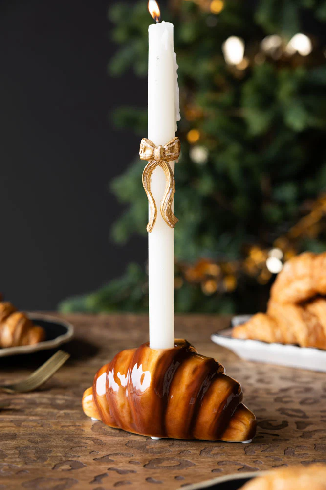 Croissant Candle Holder