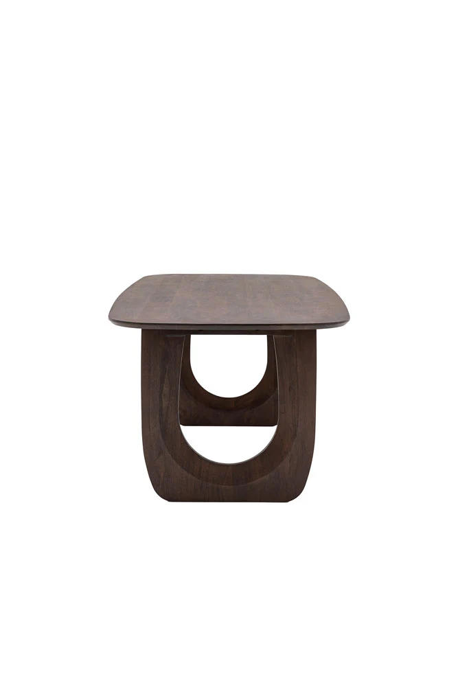 Curved Mango Wood Dining Table - Image 7