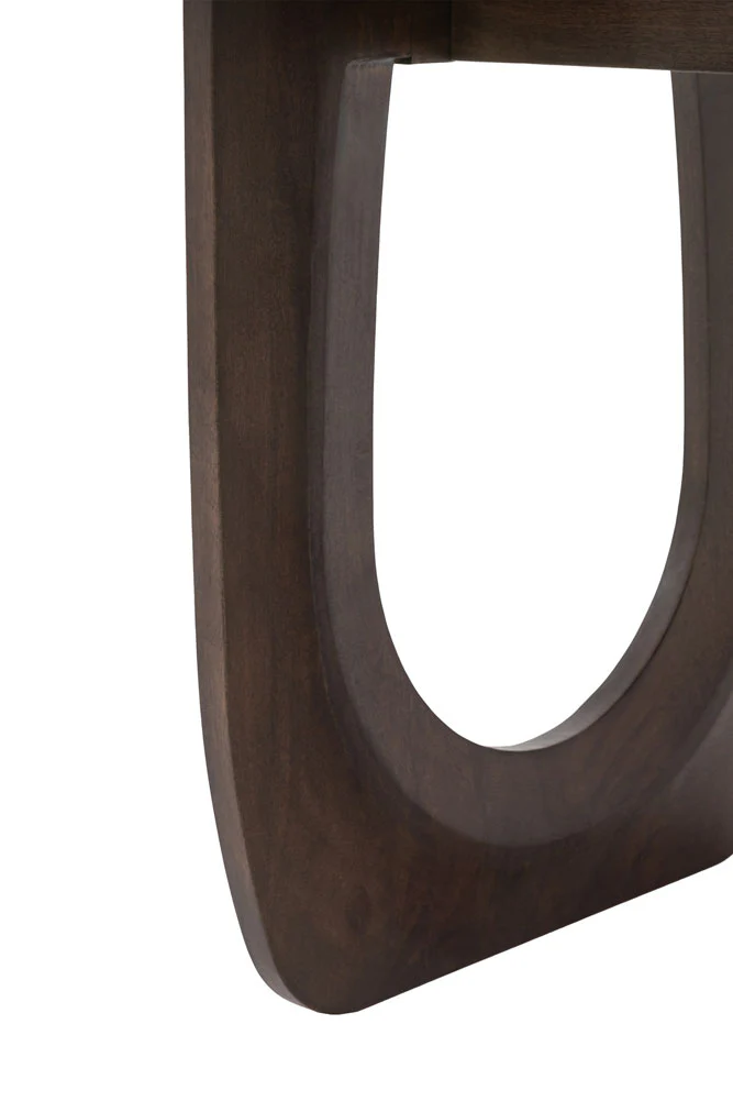 Curved Mango Wood Dining Table - Image 9