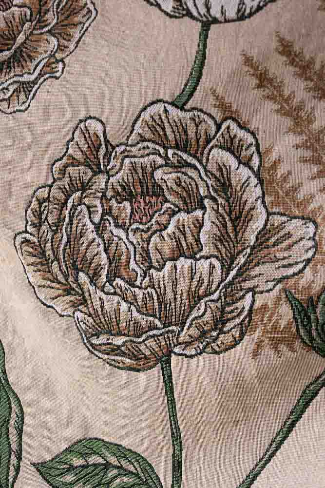 Denim & Bone Scandi White Woven Cotton Throw - Image 4