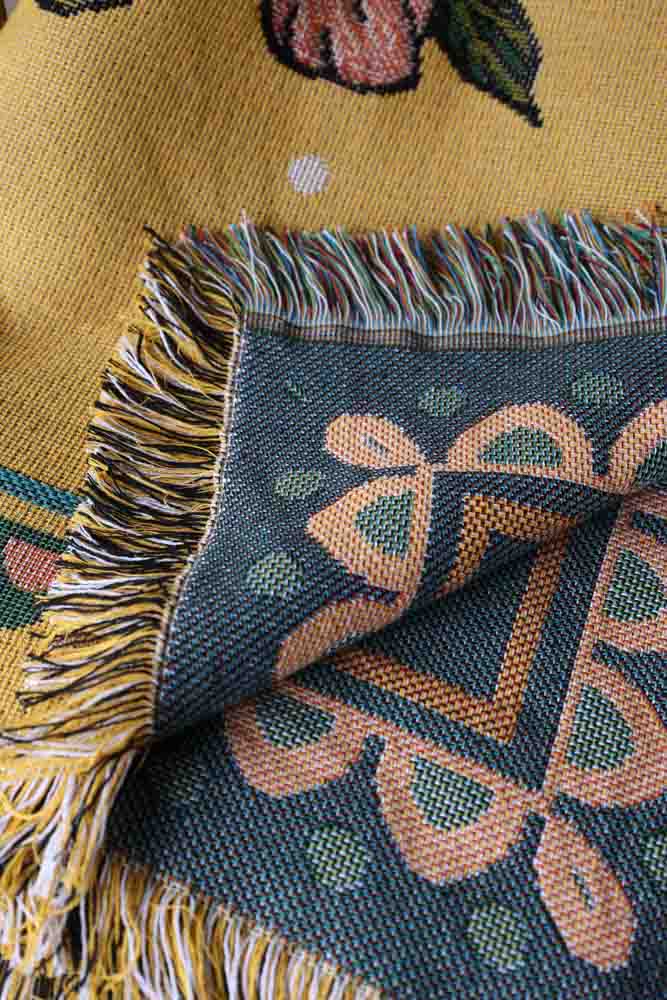 Denim & Bone Yellow Chilled Out Throw - Image 11