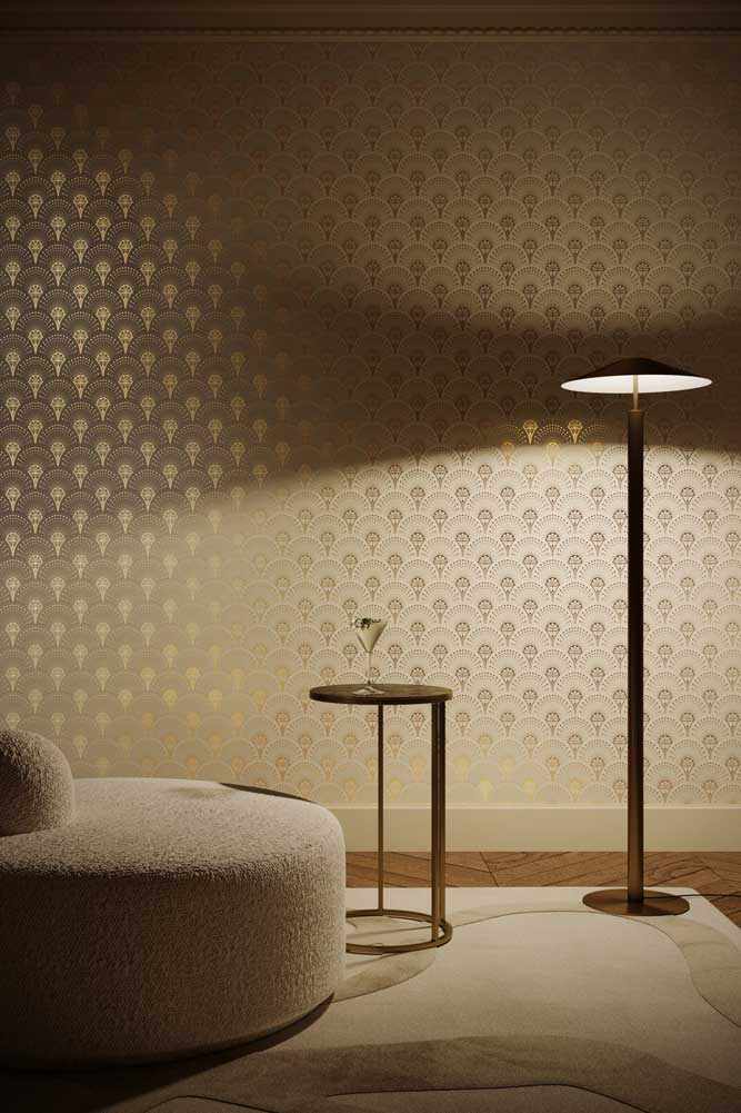 Divine Savages Deco Martini Gatsby Gold Wallpaper - Image 3