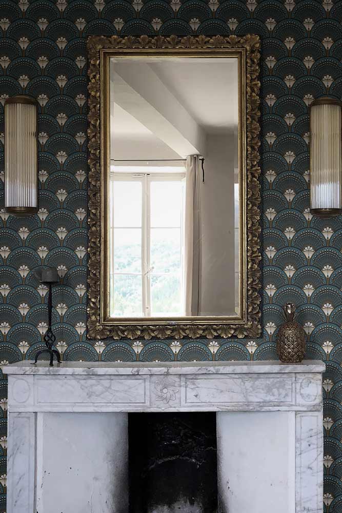 Divine Savages Deco Martini Teal Wallpaper - Image 10