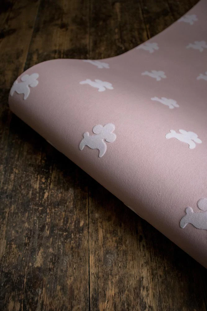 Divine Savages Poochi Poodle Pink Wallpaper - DISCONTINUED - Image 3