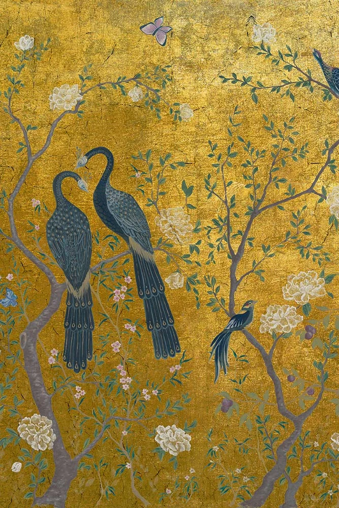 Edo Mural Design Wallpaper Panel - Gold - Image 3