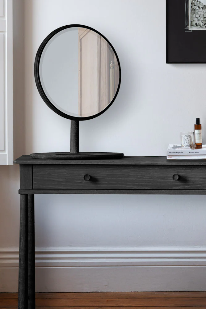 Elegant Black Dressing Table - Image 2