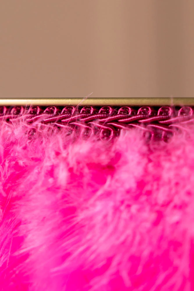 Fabulous Feather Ceiling Light Shade - Hot Pink - Image 5