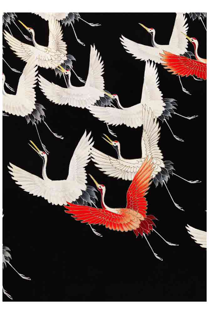 Flying Cranes Art Print - Available Framed Or Unframed - Image 8