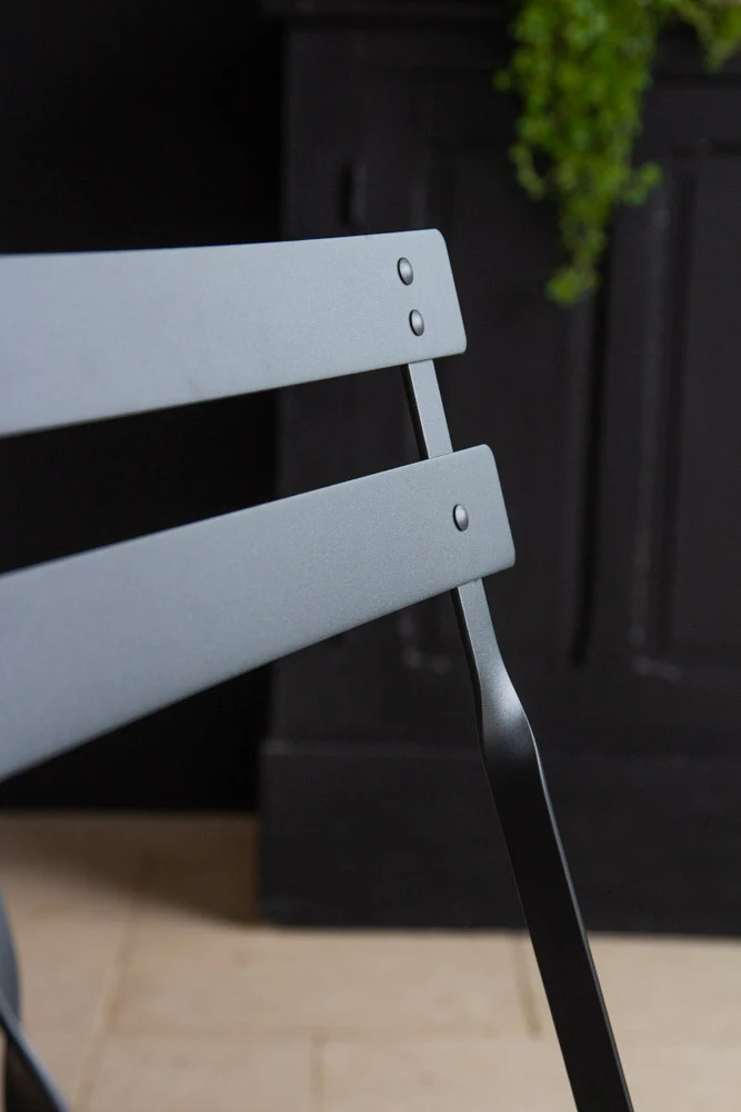 Bistro Dining Garden Set in Grey - Image 3