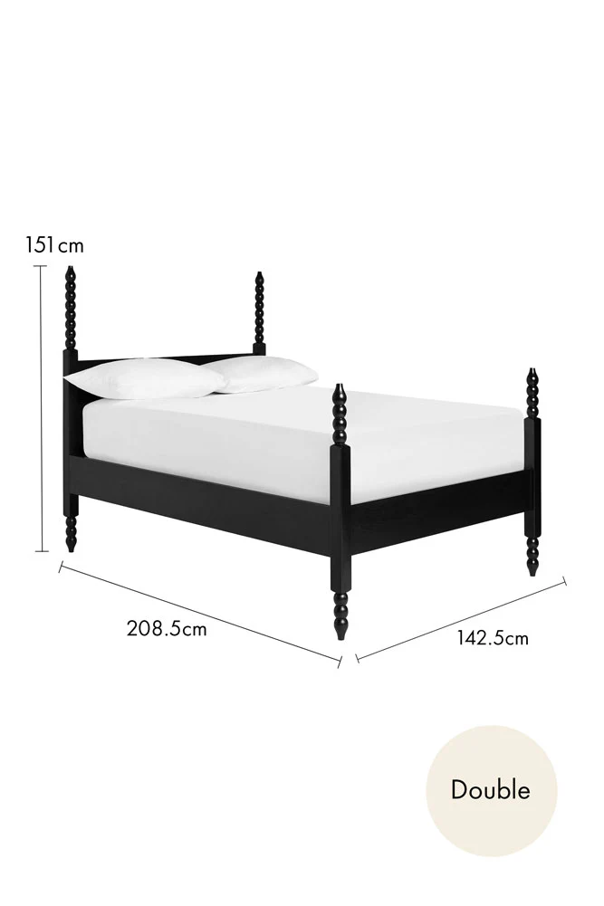 Folk Bobbin Bed - Two Sizes Available - Image 6