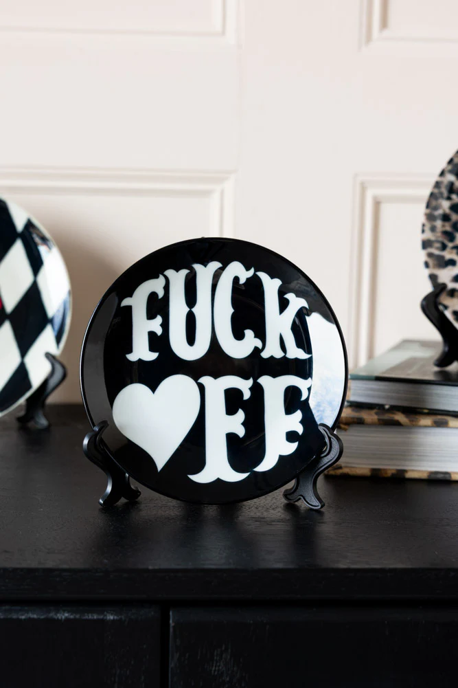 Fuck Off Decorative Wall Plate - Image 4