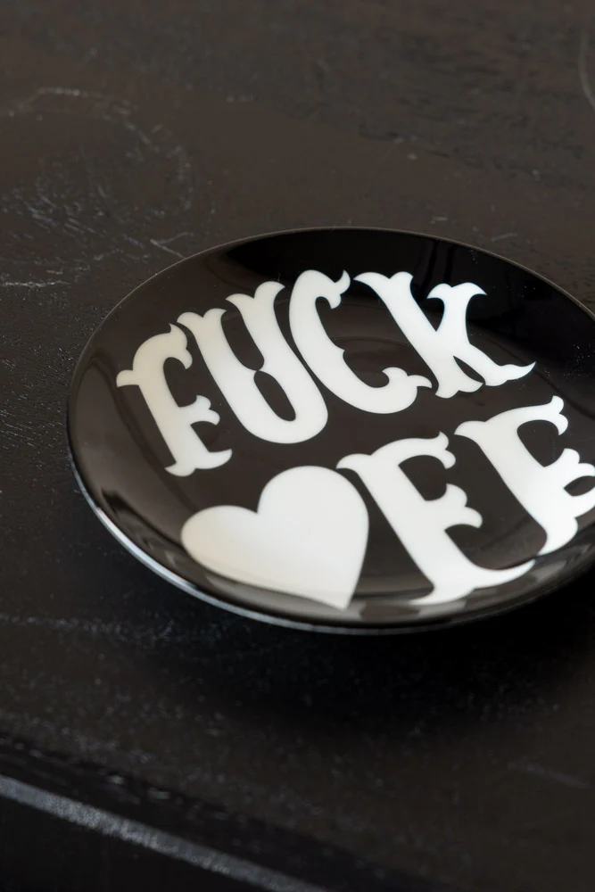 Fuck Off Decorative Wall Plate - Image 5