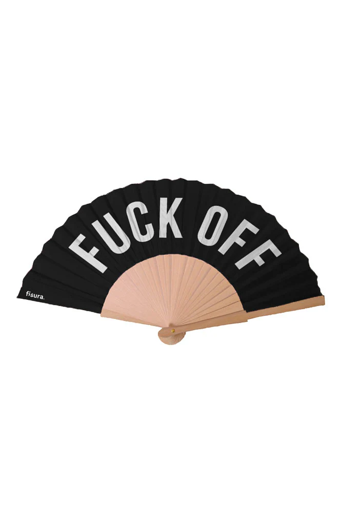 Fuck Off Wooden Fan - Image 9