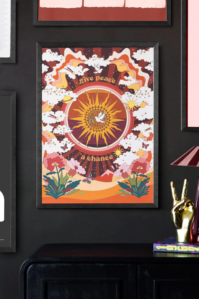 Give Peace A Chance A2 Art Print - Available in 4 Options - Image 6
