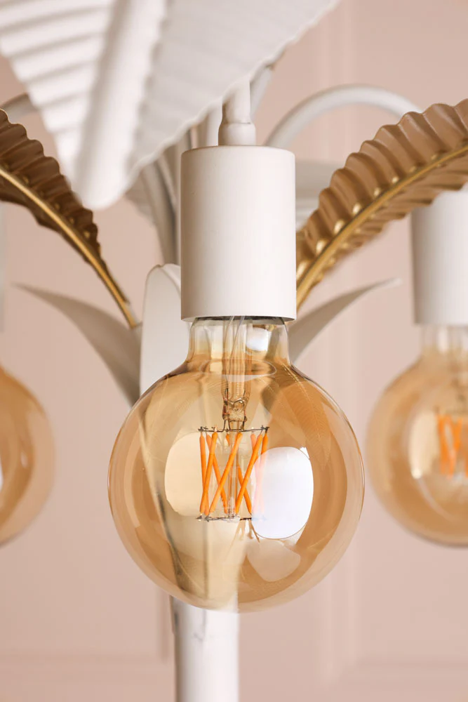 Globe E27 6W Amber LED Light Bulb - Image 2
