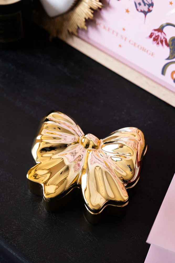 Gold Bow Trinket Box - Image 4