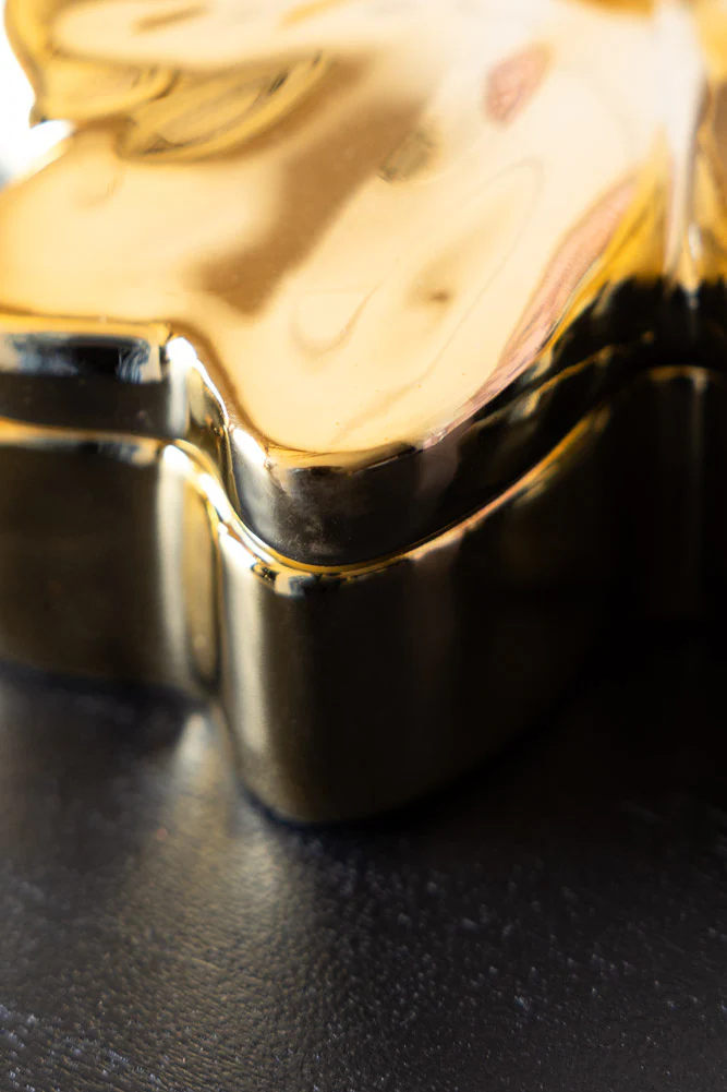 Gold Bow Trinket Box - Image 5