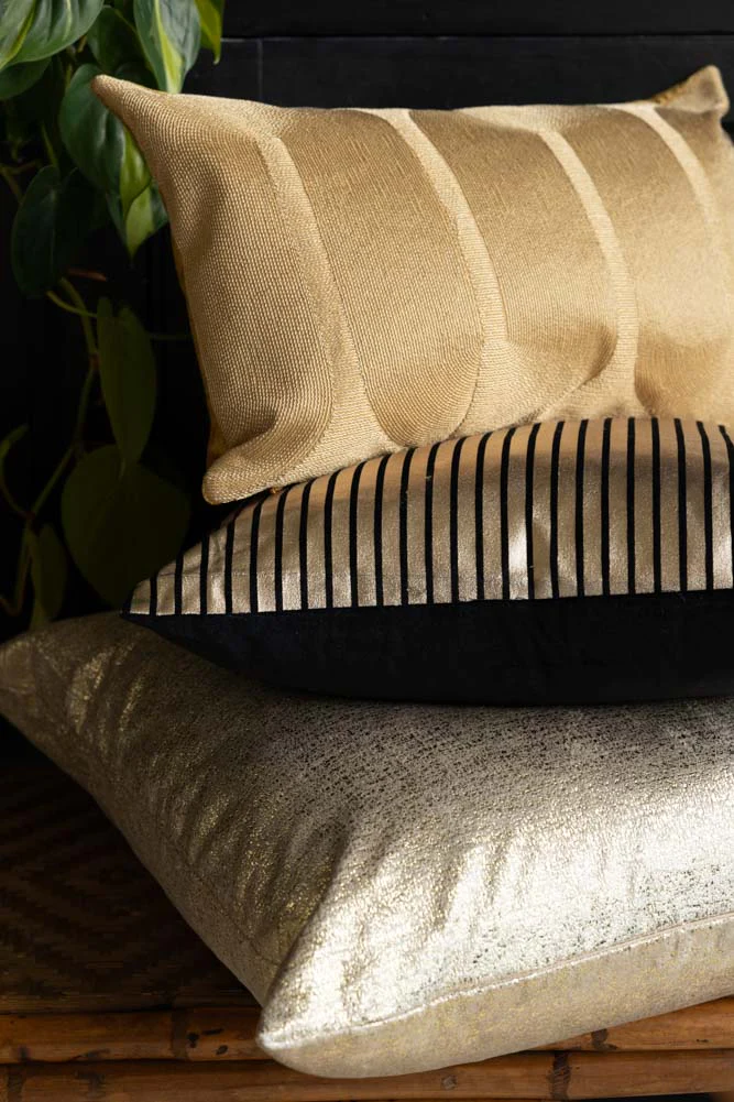 Gold Embroidered Cushion - Image 6