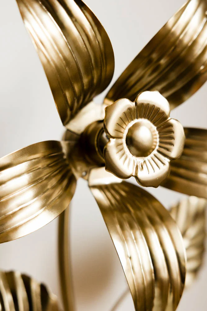 Gold Flower Wall Light - Image 3
