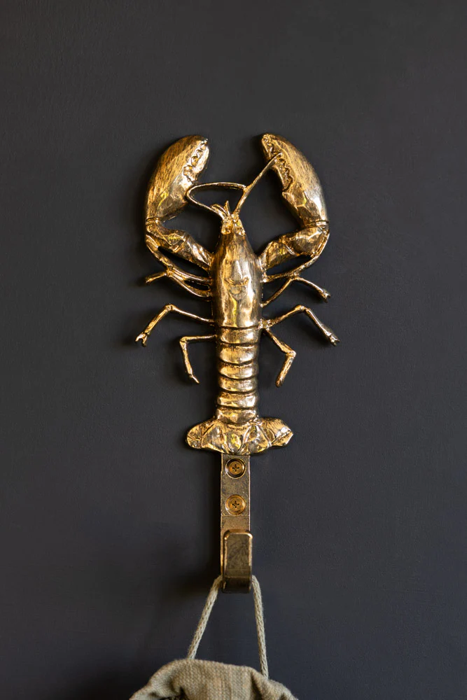 Gold Lobster Coat Hook - Image 4